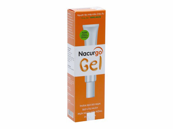 Kem trị sẹo Nacurgo gel có chiết xuất Curcumin